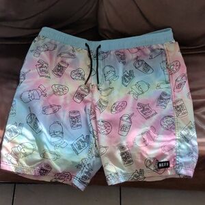 Neff Multicolor Simpsons Graphic Swim Shorts 2xl